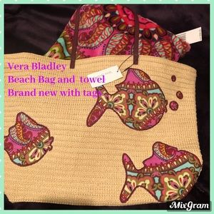 Beach Tote Bag and Towel